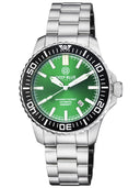 Daynight Patriot Black Ceramic Bezel - Green Dial - Blue/yellow Tubes Bracelet