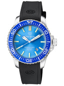 Daynight Patriot Blue Ceramic Bezel - Ice Blue Dial - Blue/yellow Tubes Strap