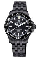 Daynight Patriot PVD Case Black Ceramic Bezel - Black Dial – 7 Color Tritium Tubes Engineer Bracelet