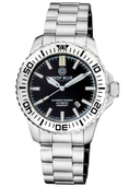 Daynight Patriot White Ceramic Bezel - Black Dial - Green/white Tubes Bracelet