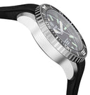 Daynight Patriot White Ceramic Bezel - Black Dial - Green/white Tubes Strap / Bracelet
