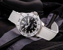Daynight Patriot White Ceramic Bezel - Black Dial - Green/white Tubes Strap / Bracelet