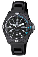 Daynight PC Tritium Diver Watch Black/blue