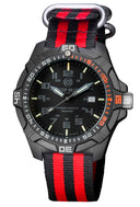 Daynight PC Tritium Diver Watch Stealth – Red Bezel