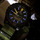 Daynight PVD Mil Ops Tritium T-100 Ceramic Black Bezel -black Dial