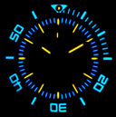 Daynight Recon 7750 Valjoux Tritium T-100 Blue