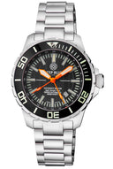 Daynight Recon GMT 2893 Swiss Automatic Tritium T-100 Black Ceramic Bezel - Black Dial 68 Tritium Tubes