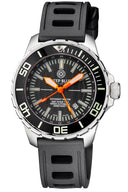 Daynight Recon GMT 2893 Swiss Automatic Tritium T-100 Black Ceramic Bezel - Black Dial 68 Tritium Tubes Natural Rubber S