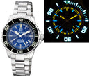 Daynight Recon GMT 2893 Swiss Automatic Tritium T-100 Dark Blue Dial