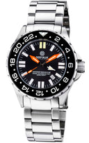 Daynight Rescue GMT T-100 Swiss Auto Eta 2893-2 Black/orange