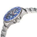 Daynight Rescue GMT T-100 Swiss Auto Sellita Sw-330-1 Black-blue Bezel/black Dial/white Hands