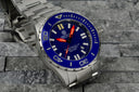 Daynight Rescue T-100 Auto Tritium- Blue Bezel /Blue Dial �Blue Tubes
