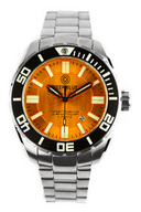 Daynight Scuba Orange Dial Blue Tritium Tubes