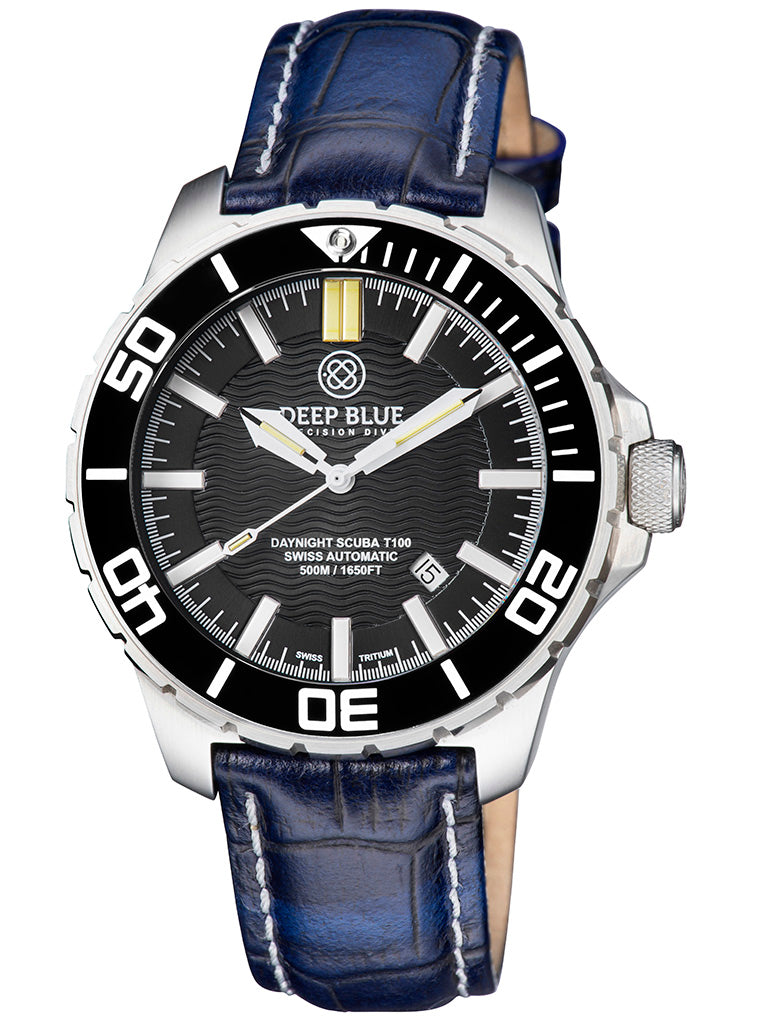 Blue Leather Strap