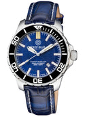 Daynight Scuba Tritium T-100 Swiss Automatic Dark Blue Dial Leather Strap