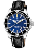 Daynight Scuba Tritium T-100 Swiss Automatic Dark Blue Dial Leather Strap
