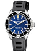 Daynight Scuba Tritium T-100 Swiss Automatic Dark Blue Dial Natural Rubber Strap