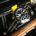 Daynight SS Mil Ops Tritium T-100 Ceramic Black Bezel -black Dial