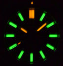 Daynight SS Mil Ops Tritium T-100 Ceramic White Bezel -Black Dial