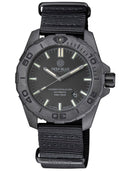 Daynight Stealth Ops Carbon Case Black Dial 6 Colors Cylindrical Tritium Tubes Automatic Watch Screw Down Crown