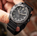 Daynight Stealth Ops Carbon Case Black Dial 6 Colors Cylindrical Tritium Tubes Automatic Watch Screw Down Crown