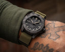 Daynight Stealth Ops Carbon Case Black Dial 6 Colors Cylindrical Tritium Tubes Automatic Watch Screw Down Crown