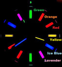 Daynight Stealth Ops Carbon Case Black Dial 6 Colors Flat Tritium Tubes Automatic Watch Screw Down Crown