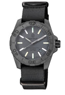 Daynight Stealth Ops Carbon Case Grey Dial Green/orange Tritium Tubes Automatic Watch Screw Down Crown