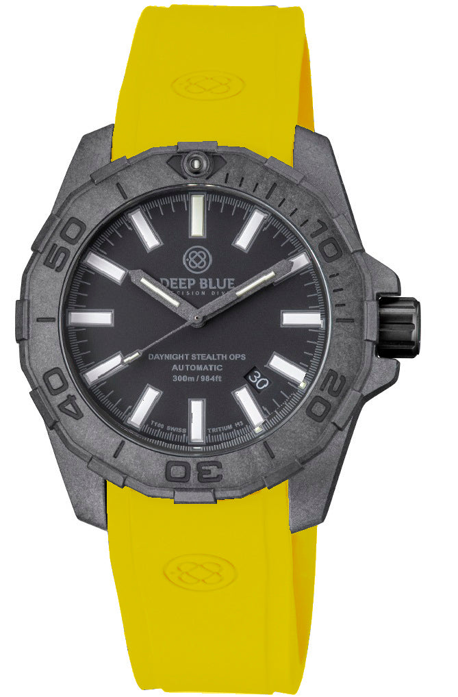 Custom Fit Yellow Silicon Strap DB Logo