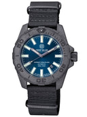 Daynight Stealth Ops Carbon Case Dark Blue Dial � Blue /Yellow Flat Tritium Tubes Automatic Watch Screw Down Crown