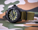 Daynight Stealth Ops Carbon Case Green Camo Dial 6 Color Flat Tritium Tubes Automatic Watch Screw Down Crown