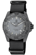 Daynight Stealth Ops Carbon Case Grey Dial 6 Colors Cylindrical Tritium Tubes Automatic Watch Screw Down Crown