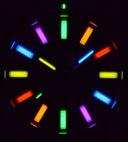 Daynight Stealth Ops Carbon Case Blue Dial 6 Colors Flat Tritium Tubes Automatic Watch Screw Down Crown
