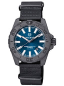 Daynight Stealth Ops Carbon Case Blue Dial 6 Colors Flat Tritium Tubes Automatic Watch Screw Down Crown