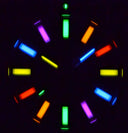 Daynight Stealth Ops Carbon Case White Grey Camo Dial 6 Color Flat Tritium Tubes Automatic Watch Screw Down Crown
