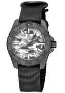 Daynight Stealth Ops Carbon Case White Grey Camo Dial 6 Color Flat Tritium Tubes Automatic Watch Screw Down Crown