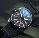 Daynight Titanium PVD Black Case - Tritium T-100 Quartz Lefty Diver