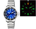 Daynight 45 Tritdiver T-100 Automatic Black Bezel- Dark Blue Dial
