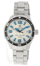 Deep Blue 42mm Alpha Marine 500 Diver White/blue