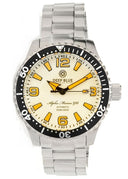 Deep Blue 42mm Alpha Marine 500 Diver White/orange
