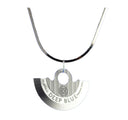 Deep Blue Rotor Necklace