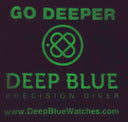 Deep Blue T Shirts 100 % Cotton - Navy Color -Glows In The Dark