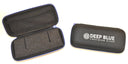 Deep Blue Zipper Sunglass Style Carry Case