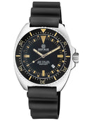 Deep Star 1000 Expedition Swiss Automatic Black Ceramic Bezel - Black Vintage Dial