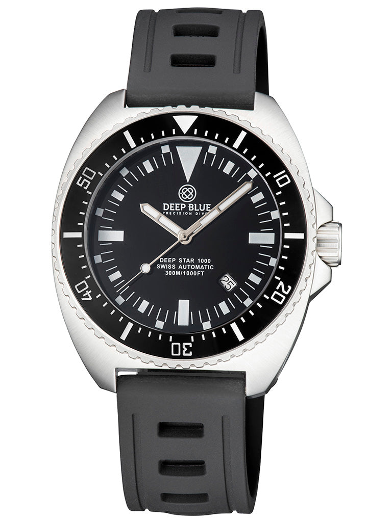 Black Vented Soft Silicon Strap Hydro 55 With DB Logo On Buckle