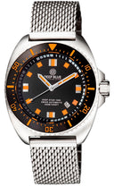 All New Deep Star 1000 Swiss Automatic Bracelet– Diver Black/orange Black/orange