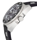 Deep Star 1000 Vintage Swiss Automatic Black Ceramic Bezel - Black Orange Dial Strap