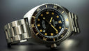 Deep Star 1000 Vintage Swiss Automatic Black Ceramic Bezel - Black Vintage Dial Bracelet