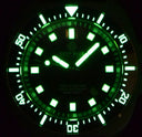 Deep Star 1000 Vintage Swiss Automatic Black Ceramic Bezel - Black Vintage Dial Strap