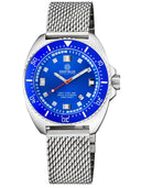 Deep Star 1000 Vintage Swiss Automatic Blue Ceramic Bezel - Blue Dial Bracelet
